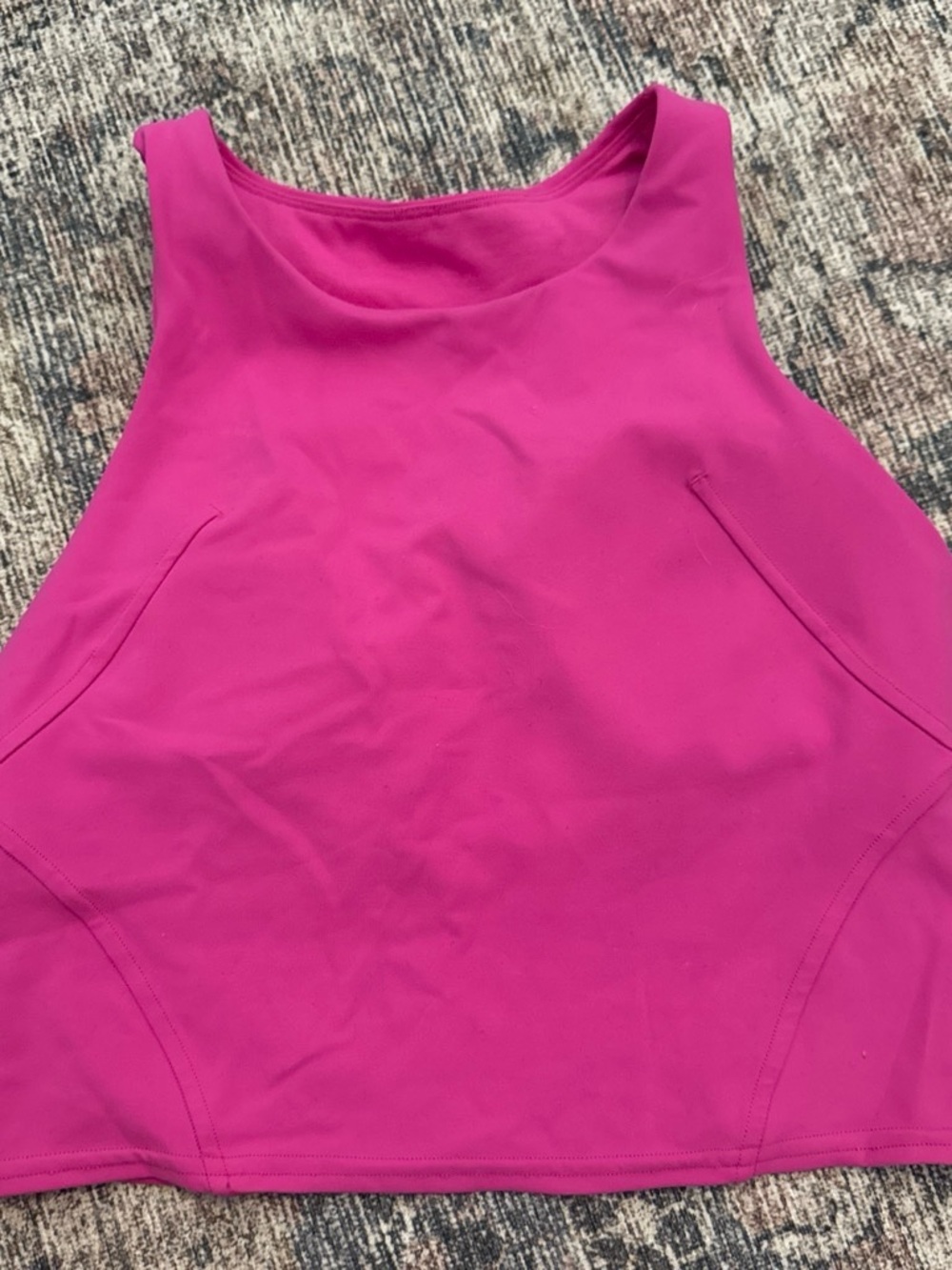 lululemon athletica Hot Pink Athletic Tank Top